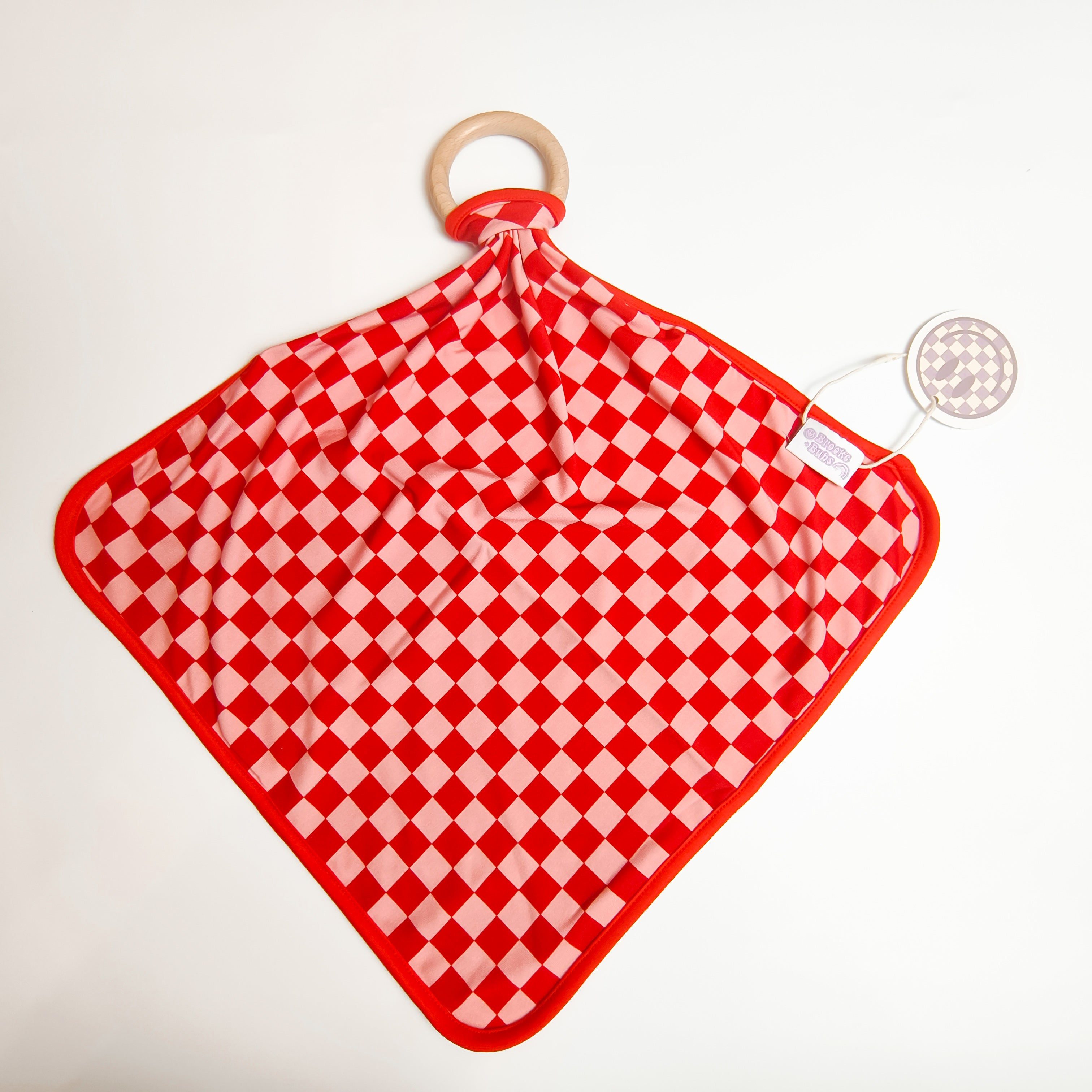 Pink & Red Checks Lovey