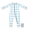 Blue Gingham Zippy