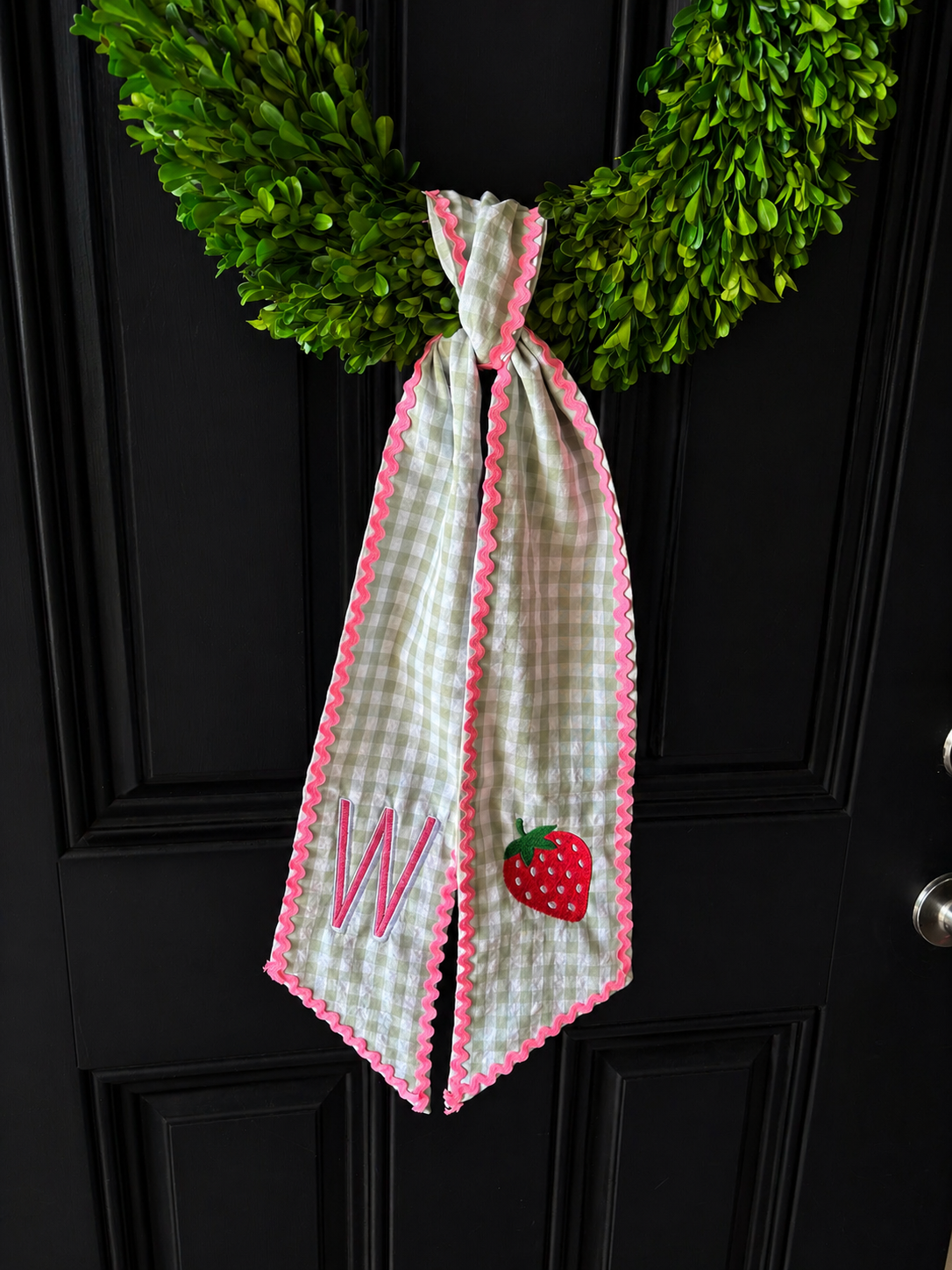 Wreath Sash