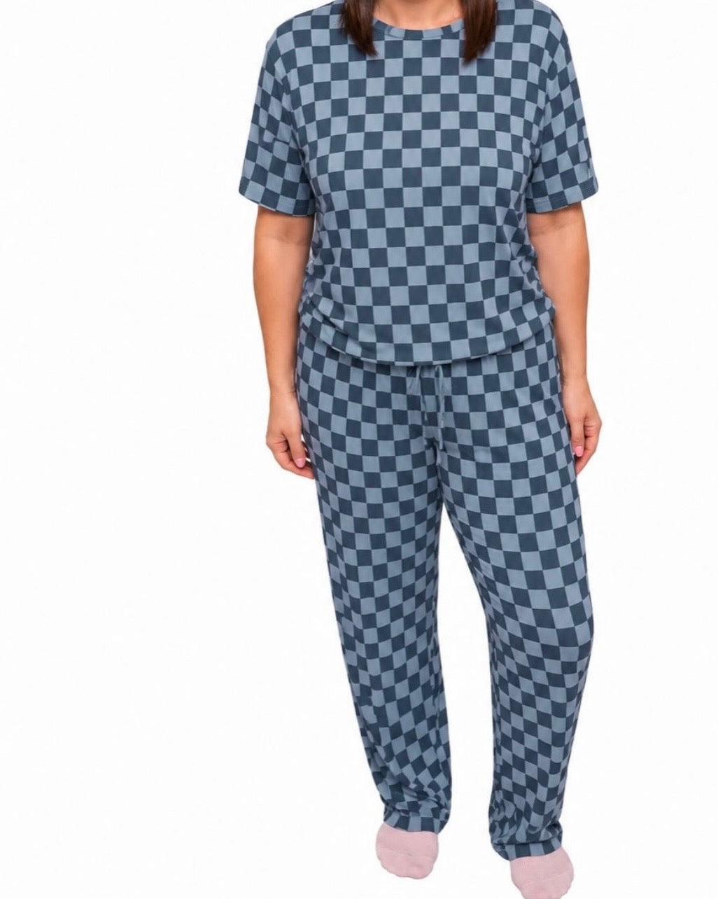 Blue Checks Adult