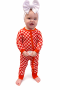 Pink & Red Checks Zippy
