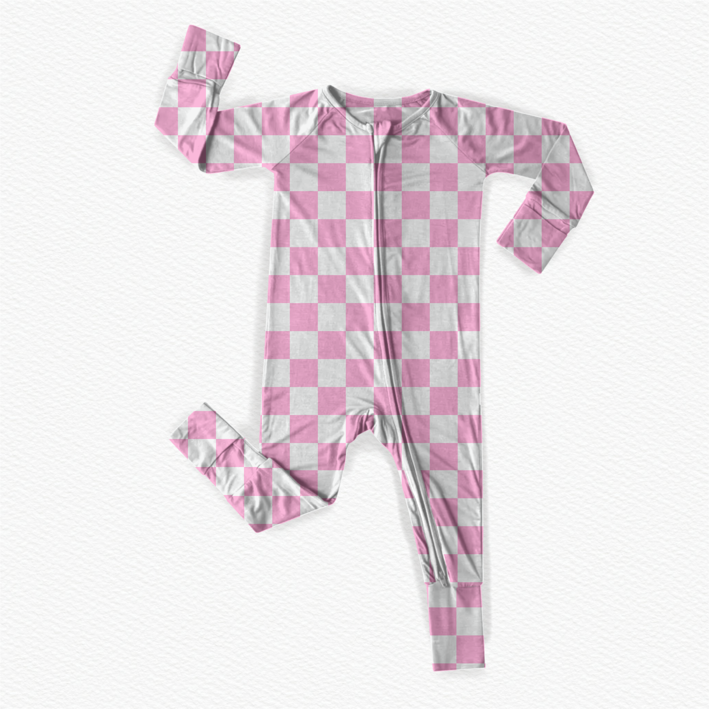 Pink Checks Zippy