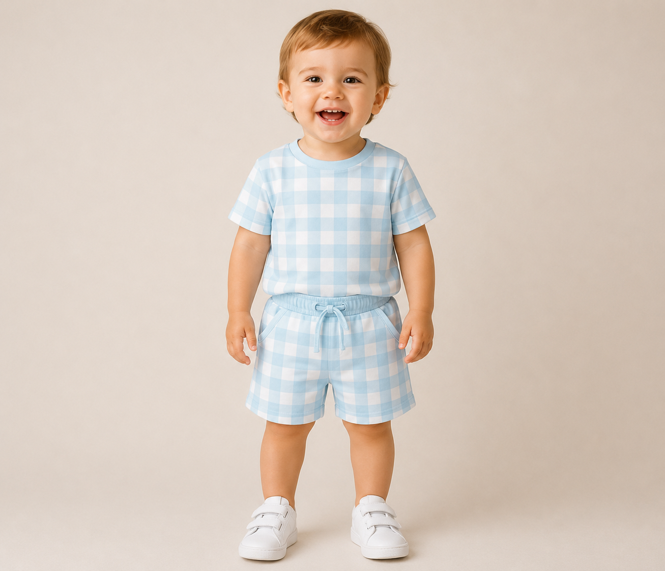 Blue Gingham Daywear