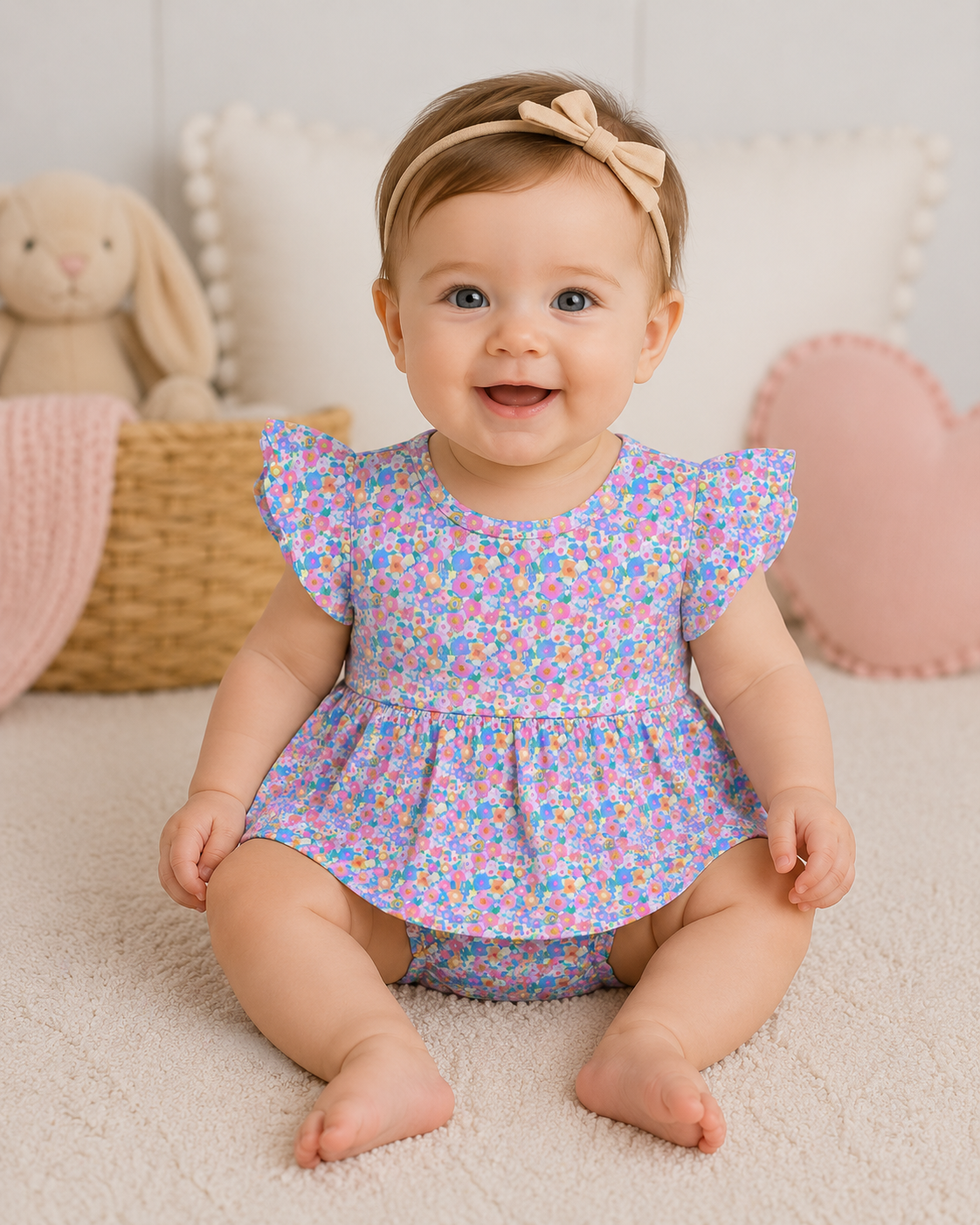 Floral Bodysuit Twirl