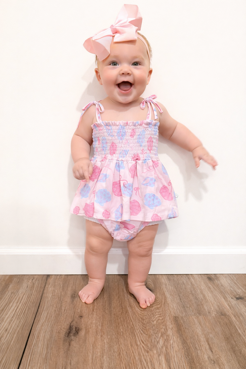 Sallys Shells Smocked Bubble